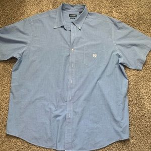 Chaps shortsleeved men’s easy care shirt
